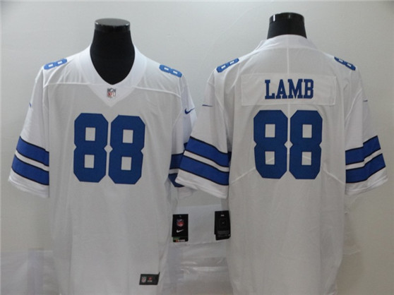 2020 Dallas Cowboys #88 CeeDee Lamb White Vapor Untouchable Stitched NFL Limited Jersey