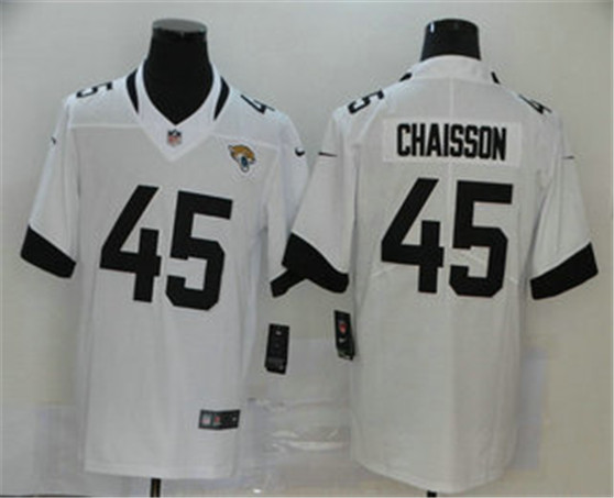 2020 Jacksonville Jaguars #45 K'Lavon Chaisson White New Vapor Untouchable Stitched NFL Limited Jers
