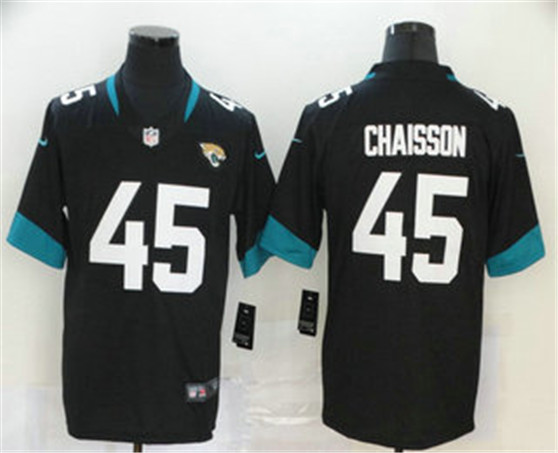 2020 Jacksonville Jaguars #45 K'Lavon Chaisson Black New Vapor Untouchable Stitched NFL Limited Jers