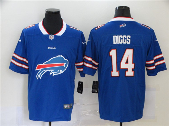 2020 Buffalo Bills #14 Stefon Diggs Royal Blue Big Logo Vapor Untouchable Stitched NFL Nike Fashion