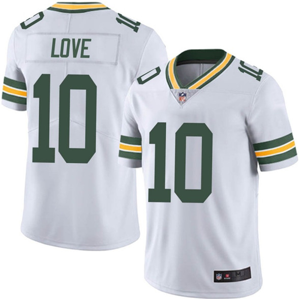 2020 Green Bay Packers #10 Jordan Love White Limited Vapor Untouchable Jersey