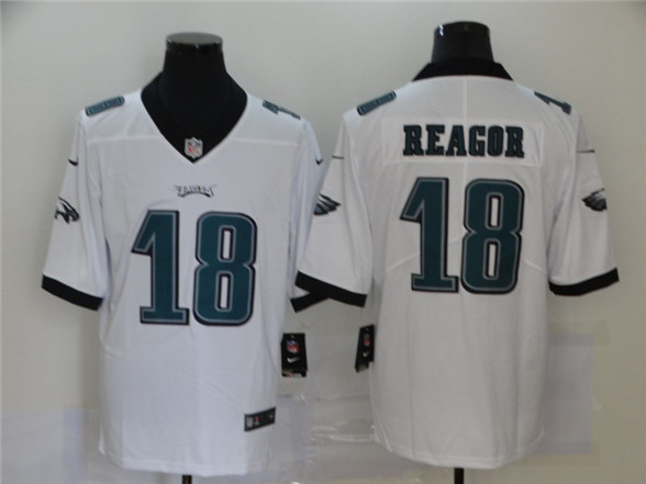 2020 Philadelphia Eagles #18 Jalen Reagor White Vapor Untouchable Stitched NFL Nike Limited Jersey