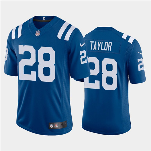 2020 Indianapolis Colts #28 Jonathan Taylor NFL Draft Vapor Limited Royal Nike Jersey