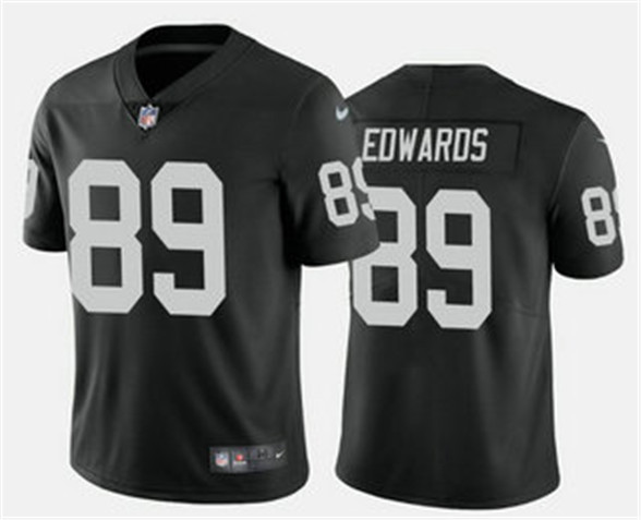 2020 Las Vegas Raiders #89 Bryan Edwards Black Vapor Untouchable Stitched NFL Nike Limited Jersey
