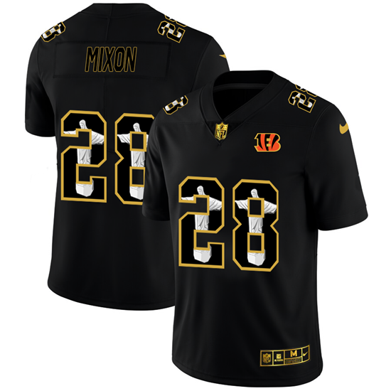 2020 Cincinnati Bengals #9 Joe Burrow Orange 2020 Team Logo Vapor ...