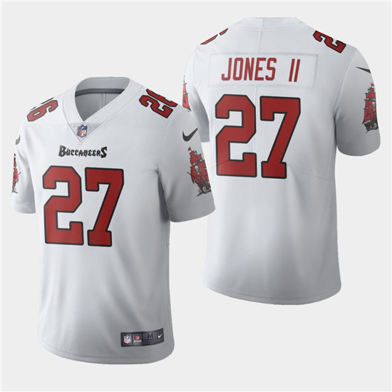 2020 Tampa Bay Buccaneers #27 Ronald Jones II White Men's Nike Vapor Limited NFL Jersey