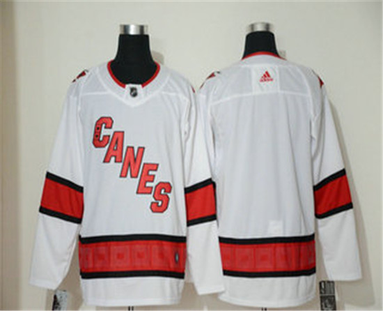 2020 Men's Carolina Hurricanes Blank White NEW 2019 Adidas Stitched NHL Jersey