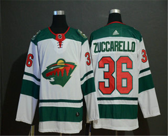 2020 Men's Minnesota Wild #36 Mats Zuccarello Adidas Stitched NHL Jersey