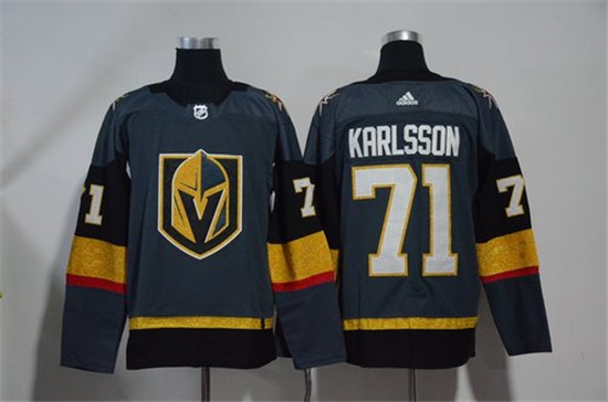 2020 Vegas Golden Knights 71 William Karlsson Gray Adidas Jersey