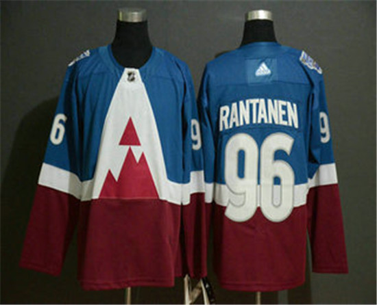 2020 Men's Colorado Avalanche #96 Mikko Rantanen Blue Stadium Series Adidas Stitched NHL Jersey