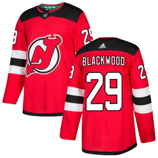 2020 New Jersey Devils #29 MacKenzie Blackwood New Authentic Mackenzie wood Red Home Adidas Jersey