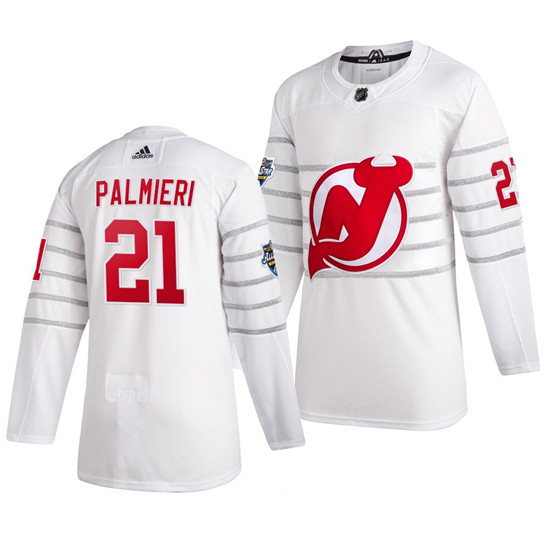 2020 Men's New Jersey Devils #21 Kyle Palmieri Gray NHL All-Star Game Adidas Jersey