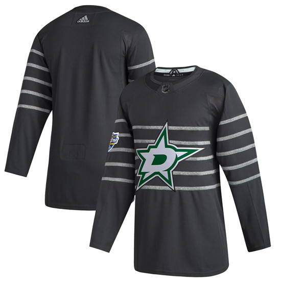 2020 Men's Dallas Stars Blank Gray NHL All-Star Game Adidas Jersey