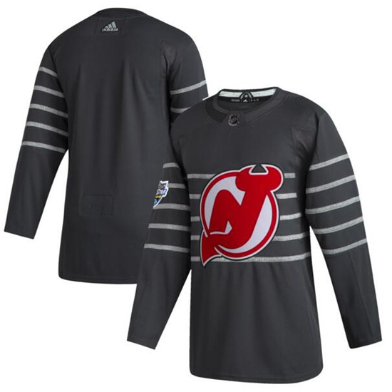 2020 Men's New Jersey Devils Blank Gray NHL All-Star Game Adidas Jersey