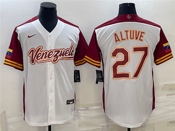 Men's Venezuela Baseball #27 Jos