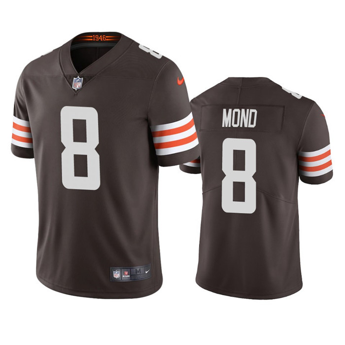 Men's Cleveland Browns #8 Kellen Mond Brown Vapor Untouchable Limited Stitched Jersey - Click Image to Close