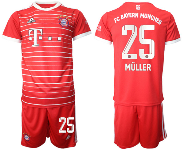 Men's FC Bayern Munchen #25 Thomas M