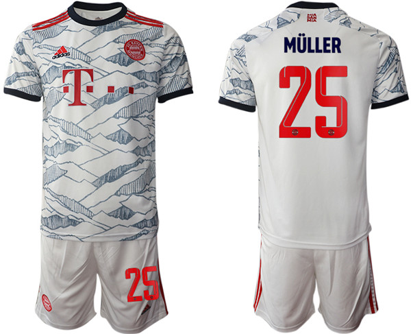 Men's FC Bayern Munchen #25 Thomas M