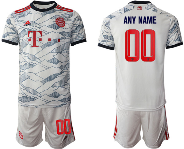 Men's FC Bayern Munchen Custom Jersey With Shorts1