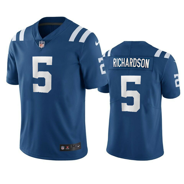 Nike Indianapolis Colts #5 Anthony Richardson Blue Vapor Untouchable Limited Stitched NFL Jersey