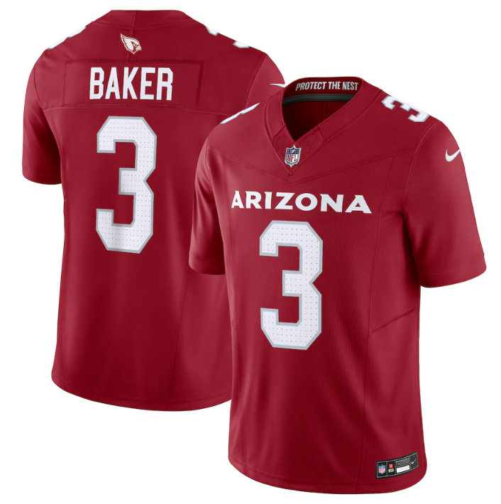 Men's Arizona Cardinals #3 Budda Baker Red Vapor Untouchable F.U.S.E. Limited Stitched Football Jers