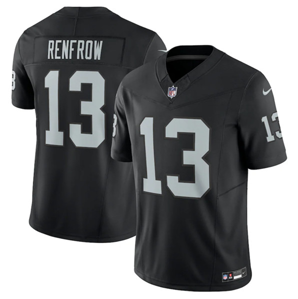 Men's Las Vegas Raiders #13 Hunter Renfrow Black 2023 F.U.S.E Vapor Untouchable Stitched Football Je