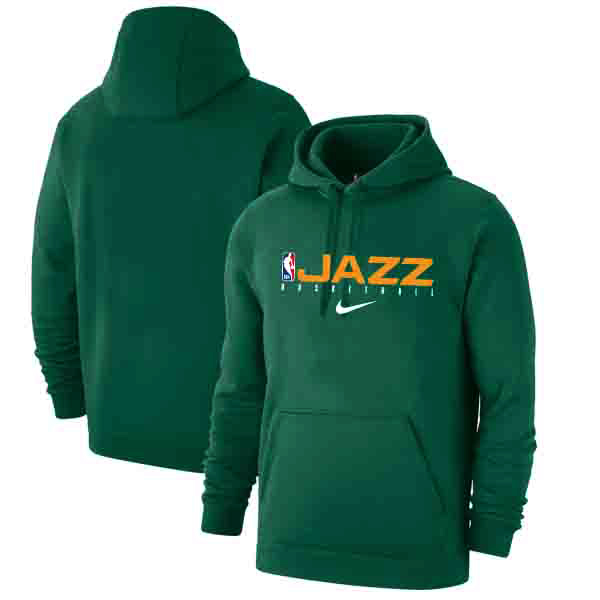 Utah Jazz Nike Spotlight Practice Performance Pullover Hoodie Green