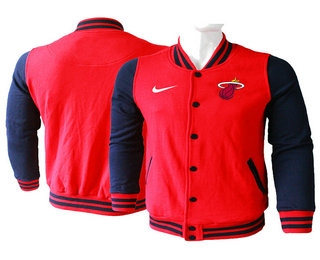 Miami Heat Red Stitched NBA Jacket