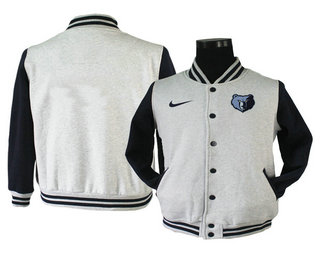 Memphis Grizzlies Gray Stitched NBA Jacket