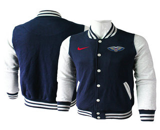 New Orleans Pelicans Black Stitched NBA Jacket