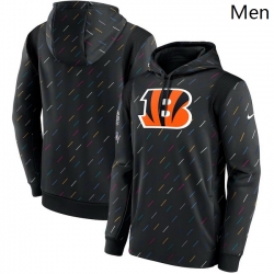 Cincinnati Bengals Nike Charcoal 2021 Crucial Catch Therma Pullover Hoodie