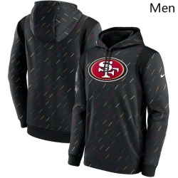 San Francisco 49ers Nike Charcoal 2021 Crucial Catch Therma Pullover Hoodie