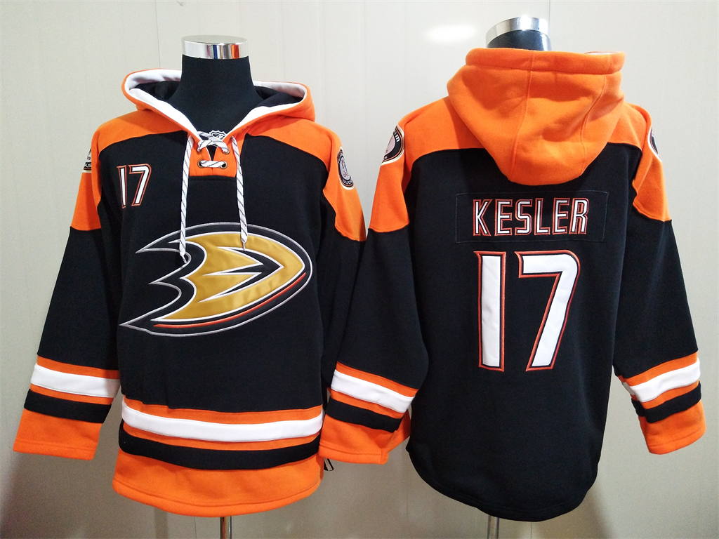 Hockey Anaheim Ducks #17 Ryan Kesler Black Hoodie
