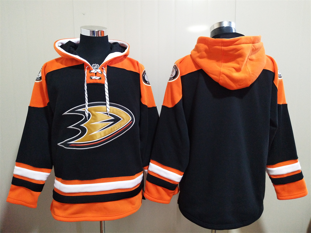 Hockey Anaheim Ducks Black Blank Hoodie