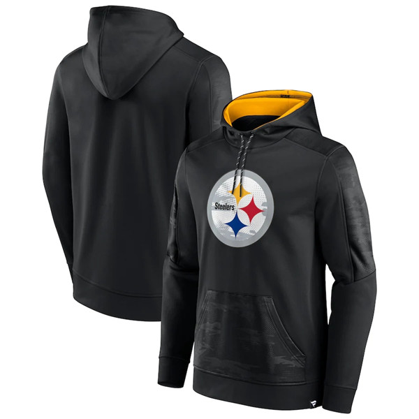 Pittsburgh Steelers Black On The Ball Pullover Hoodie