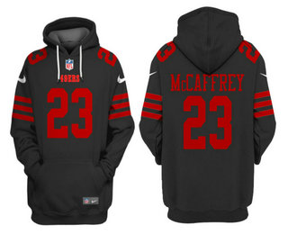 San Francisco 49ers #23 Christian McCaffrey Black Alternate Pullover Hoodie