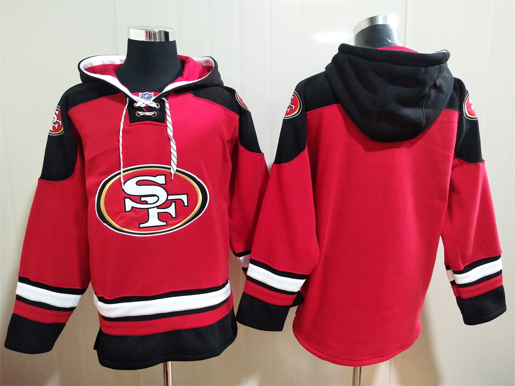 San Francisco 49ers Blank Red Team Color New Hoodie