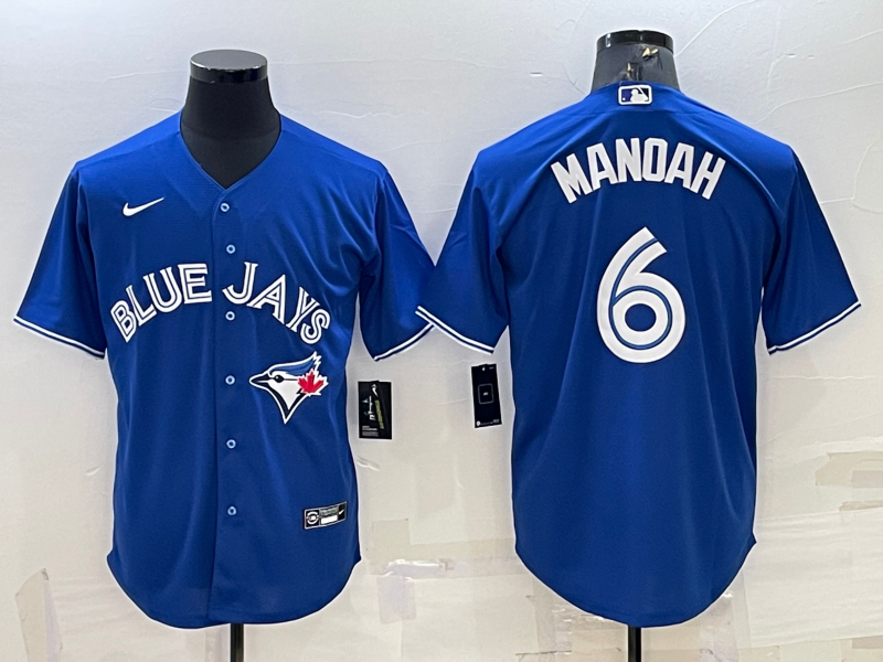 Toronto Blue Jays #6 Alek Manoah Royal Cool Base Stitched Jersey