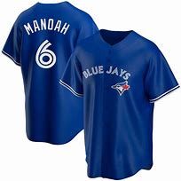Toronto Blue Jays #6 Alek Manoah Blue Stitched MLB Cool Base Nike Jersey