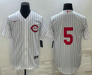 Cincinnati Reds #5 Johnny Bench 2022 White Field of Dreams Stitched Baseball Jersey