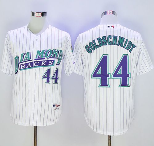 Diamondbacks #44 Paul Goldschmidt White 1999 Turn Back The Clock Stitched MLB Jersey