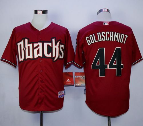 Diamondbacks #44 Paul Goldschmidt Red Cool Base Stitched MLB Jersey