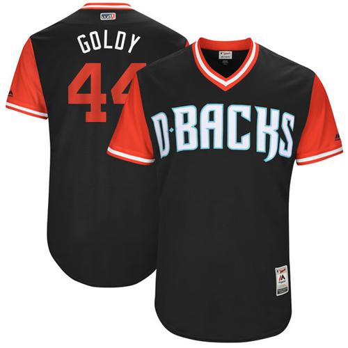 Diamondbacks #44 Paul Goldschmidt Black "Goldy" Players Weekend Authentic Stitched MLB Jersey