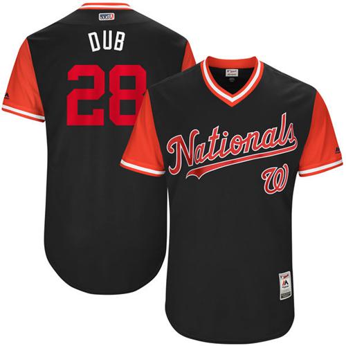 Nationals #28 Jayson Werth Navy "Dub" Players Weekend Authentic Stitched MLB Jersey