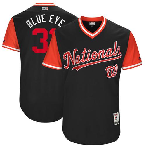 Nationals #31 Max Scherzer Navy "Blue Eye" Players Weekend Authentic Stitched MLB Jersey