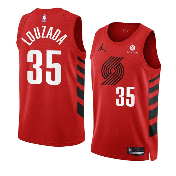 Portland Trail Blazers #35 Didi Louzada 2022-23 Red Statement Edition Swingman Stitched Basketball J