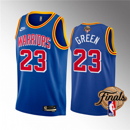 Golden State Warriors #23 Draymond Green 2022 Royal NBA Finals Stitched Jersey