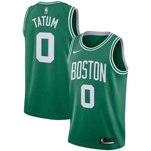Nike Celtics #0 Jayson Tatum Green NBA Swingman Icon Edition Jersey