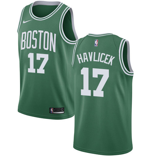Nike Celtics #17 John Havlicek Green NBA Swingman Icon Edition Jersey
