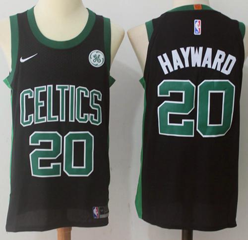 Nike Celtics #20 Gordon Hayward Black NBA Swingman Statement Edition Jersey